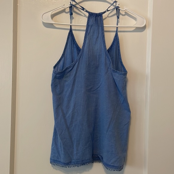 Tank top with mini tassels - Picture 2 of 3